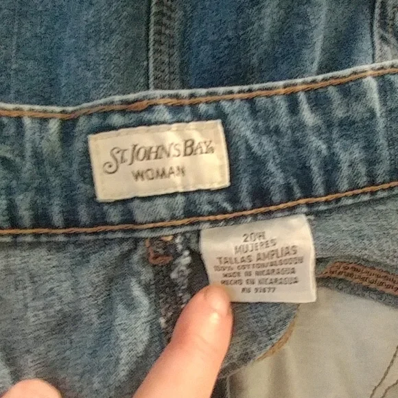 🐢St. John Bay Woman - denim skirt - Picture 6 of 8